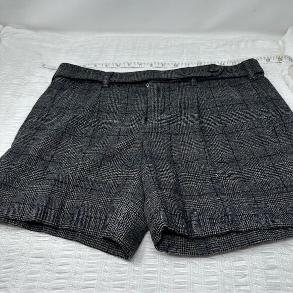 Vince Charcoal Check Pattern Shorts- Size 10 - Picture 1 of 9